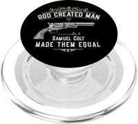 God Created Man | Samuel Colt Made Them Equal PopSockets PopGrip for MagSafe