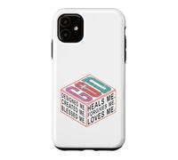 GOD Designed Created Blessed Heals Forgives Me Case for iPhone 11