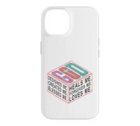 GOD Designed Created Blessed Heals Forgives Me Case for iPhone 14