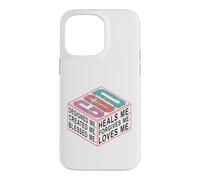 GOD Designed Created Blessed Heals Forgives Me Case for iPhone 14 Pro Max