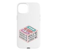 GOD Designed Created Blessed Heals Forgives Me Case for iPhone 15 Plus