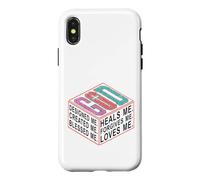 GOD Designed Created Blessed Heals Forgives Me Case for iPhone X/XS