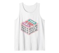 GOD Designed Created Blessed Heals Forgives Me Tank Top
