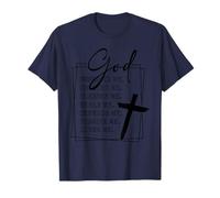 GOD Designed Me Created Me Blesses Me Forgives Me Christian T-Shirt