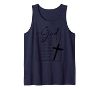 GOD Designed Me Created Me Blesses Me Forgives Me Christian Tank Top