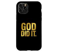 God Did It Christian Testimony Faith Praise Gospel Case for iPhone 11 Pro