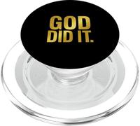 God Did It Christian Testimony Faith Praise Gospel PopSockets PopGrip for MagSafe