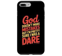 God Doesn't Make Mistakes Dare Humor Case for iPhone 7 Plus/8 Plus