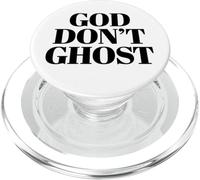 God Don't Ghost Christian Art Graphic Streetwear Men Women PopSockets PopGrip for MagSafe