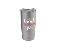 God Empowers Her Stainless Steel Insulated Tumbler