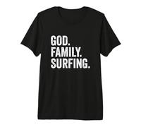 God Family Surfing Premium T-Shirt