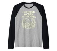 God Forbid Women Have Hobbies Witchcore Feminist Moon Magic Raglan Baseball Tee
