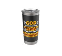 God Found Some of The Engineers Lover Mechanical Engineering Stainless Steel Insulated Tumbler