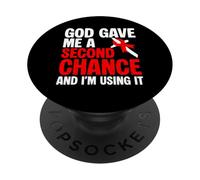God Gave Us A Second Chance Stroke Survivor PopSockets Adhesive PopGrip