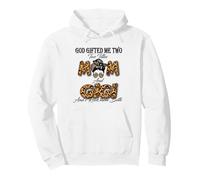 God Gifted Me Two Titles Mom And GiGI Leopard Mothers Day Pullover Hoodie