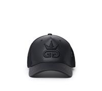 God Given Talent GGT Black Logo All Black Vegan Leather Snapback God Given Talent Black One Size
