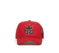 God Given Talent GGT Black Logo and White Trim Red Shauku Mesh Snapback - GGT000014