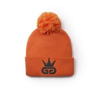 God Given Talent GGT Black Logo Royal Orange Bobble Woolly Hat - GGTWH00004
