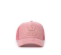 God Given Talent GGT Pink Logo Pastel Pink Suede Mesh Snapback God Given Talent Pink One Size