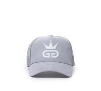 God Given Talent GGT Sky Blue Logo Ice Grey Suede Mesh Snapback God Given Talent Grey One Size