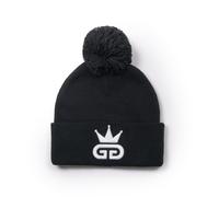 God Given Talent GGT White Logo Black Bobble Woolly Hat God Given Talent Black One Size