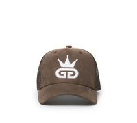 God Given Talent GGT White Logo Caramel Brown Suede Mesh Snapback - GGT00002