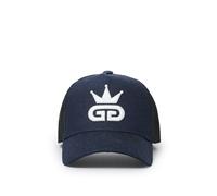 God Given Talent GGT White Logo Pacific Blue Denim Mesh Snapback - GGT00001