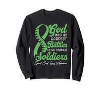 God Gives His Hardest Battles To His Toughest Soldiers Sweatshirt