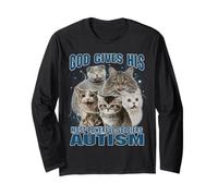 God Gives His Most Powerful Soldiers Autism Funny Bootleg Long Sleeve T-Shirt