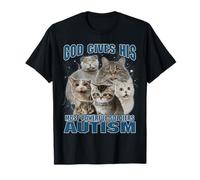 God Gives His Most Powerful Soldiers Autism Funny Bootleg T-Shirt