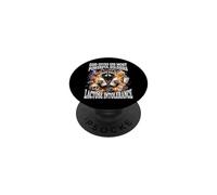 God Gives His Most Powerful Soldiers Lactose Intolerance PopSockets Adhesive PopGrip