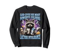 God Gives His Most Powerful Soldiers Lactose Intolerance Sweatshirt