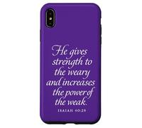 God Gives Strength To The Weary And The Weak Isaiah 40 29 Case for iPhone XS Max