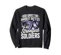 God Gives The Hardest Battles To His Strongest Soldiers Sweatshirt