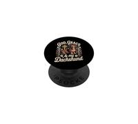 God, Grace & My Dachshund Christian Doxie Lover PopSockets Adhesive PopGrip