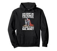 God Grant Me Patience If You Grant Me Strength Christian Pullover Hoodie