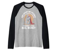 God Grant Me Patience If You Grant Me Strength Christian Raglan Baseball Tee