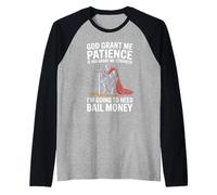 God Grant Me Patience If You Grant Me Strength Christian Raglan Baseball Tee