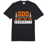God Grant Me The Serenity Amateur Radio Operator Ham Radio Comfort Colors Adult Heavyweight T-Shirt