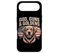 God Guns And Goldens American Flag Golden Retriever Case for iPhone Air