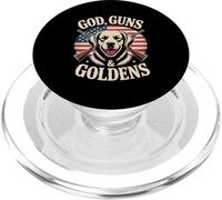 God Guns And Goldens American Flag Patriot USA PopSockets PopGrip for MagSafe