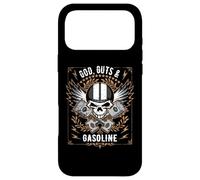 God Guts and Gasoline Retro Distressed Skull Design Case for iPhone 17 Pro Max