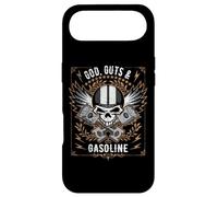 God Guts and Gasoline Retro Distressed Skull Design Case for iPhone Air