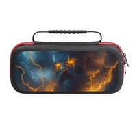 God Hades Greek Mythology Compatible with Switch Case Bag Travel Protective Cover Handbag with 20 Game Accessories