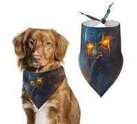 God Hades Greek Mythology Cute Dog Bandana Triangle Adjustable Washable Cat Scarf Pet Accessories