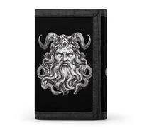 God Hades Mythical Symbols Men Trifold Wallets with Card Holders Keychain Slim Purse Money Clip for Women