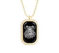 God Hades Mythical Symbols Women's Necklaces Pendant Necklace Fashion Diamond Jewelry with Chain