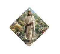 God Hanging Car Air Fresheners 1Pcs Aromatherapy Tablets Automotive Fragrance Scented Card Decor Rhombus