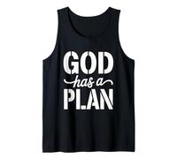 God has a Plan Christian Faith Tank Top