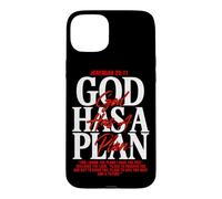 God Has A Plan Christian Jeremiah 29:11 Religious Worship Case for iPhone 15 Plus